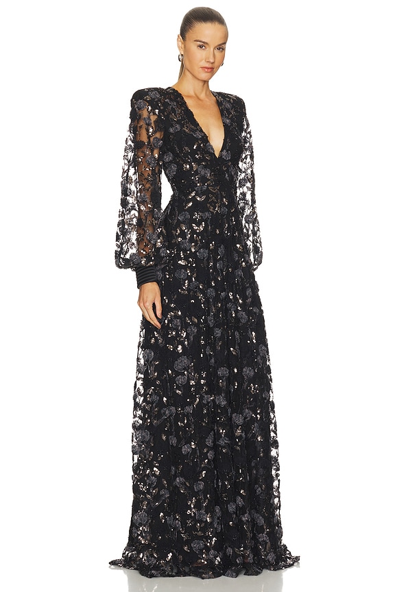 view 2 of 4 ROBE MAXI DEAR HEART in Black
