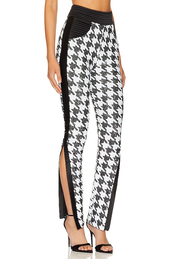 view 2 of 5 Down in Flames Pant in Black & White in Black/white