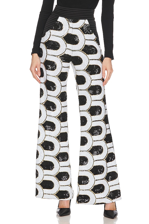 view 1 of 5 PANTALON EARTH GIRL in Black & White