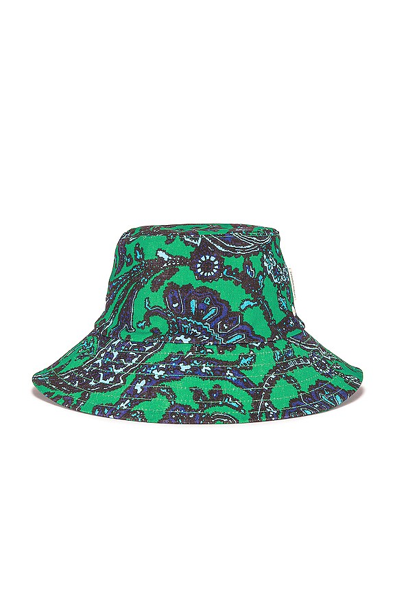 view 2 of 4 BOB FRAYED in Multi Green Paisley Y