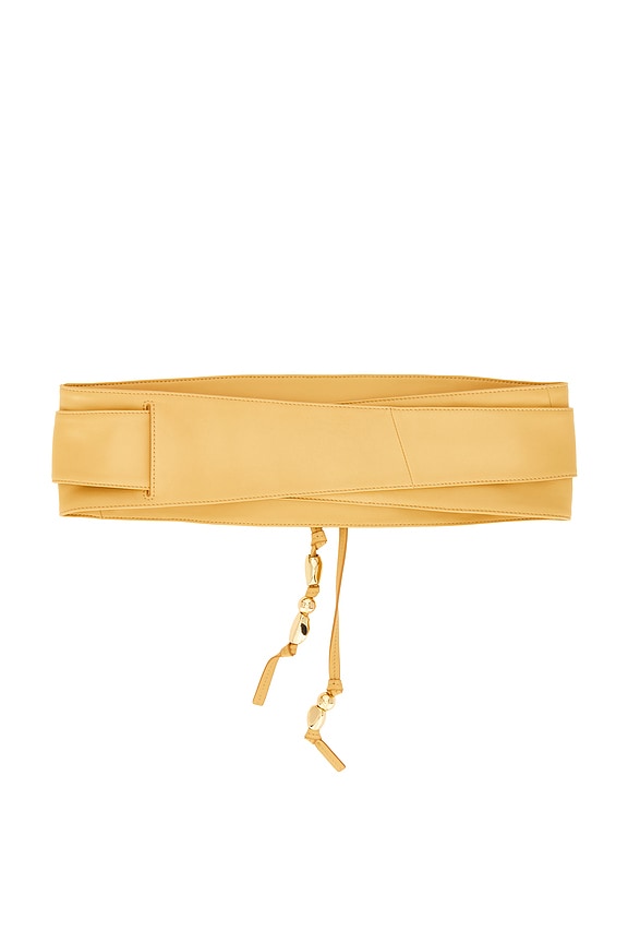 view 2 of 3 Foam Pebbles Wrap Belt in Sand