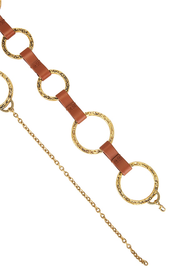 view 2 of 2 Solena Chain Belt in Gold