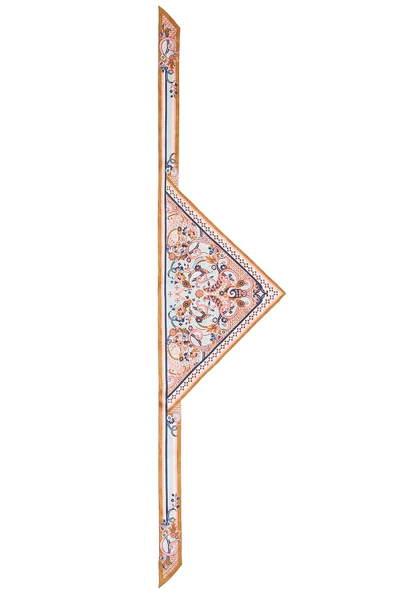 view 2 of 2 ACCESORIOS PRINTED SILK TIE in Blue Paisley Floral
