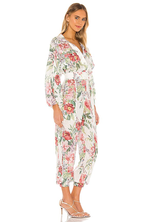 view 2 of 3 Bellitude Boilersuit in Ivory Floral