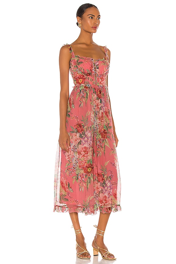 view 2 of 3 Bellitude Corset Jumpsuit in Watermelon Floral