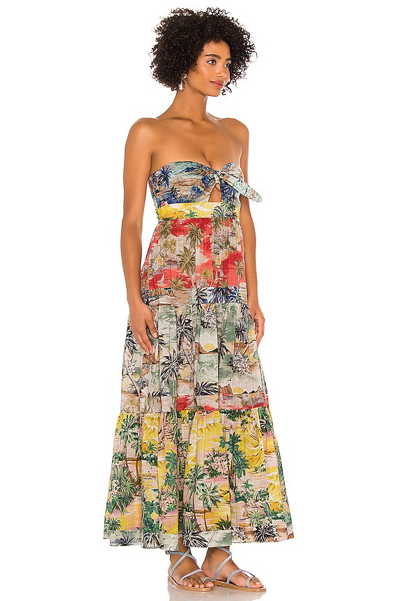 view 2 of 3 Juliette Tie Front Dress in Spliced