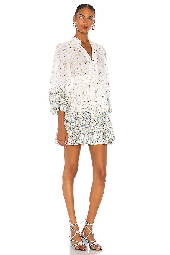 view 2 of 3 Carnaby Short Dress in Indigo Ditsy