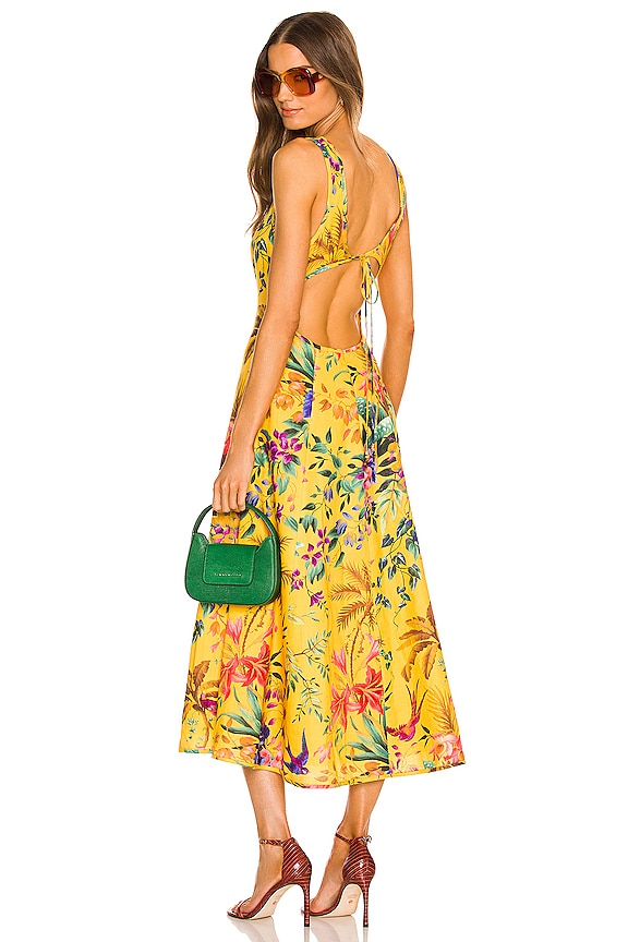 view 1 of 3 ROBE TROPICANA in Mango Floral