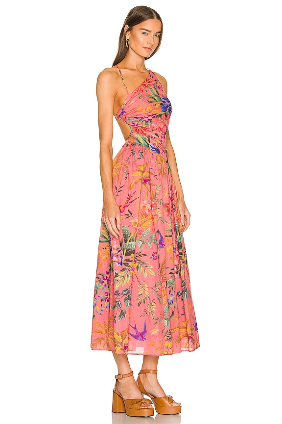 view 2 of 4 ROBE TROPICANA in Coral Floral