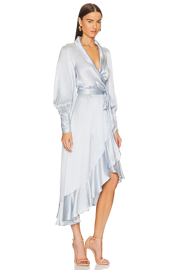 view 2 of 4 ROBE MI-LONGUE in Ice Blue