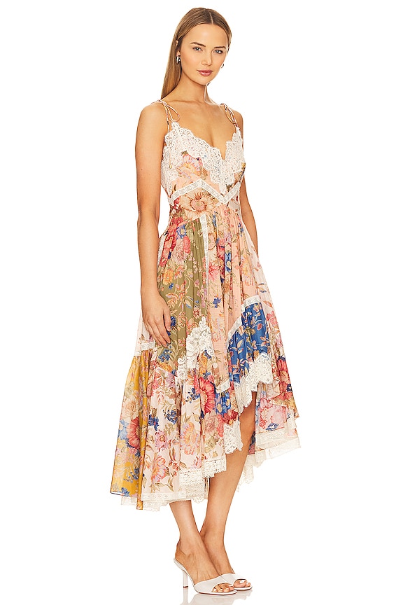 view 2 of 3 AUGUST アシンメトリースリップドレス in Spliced