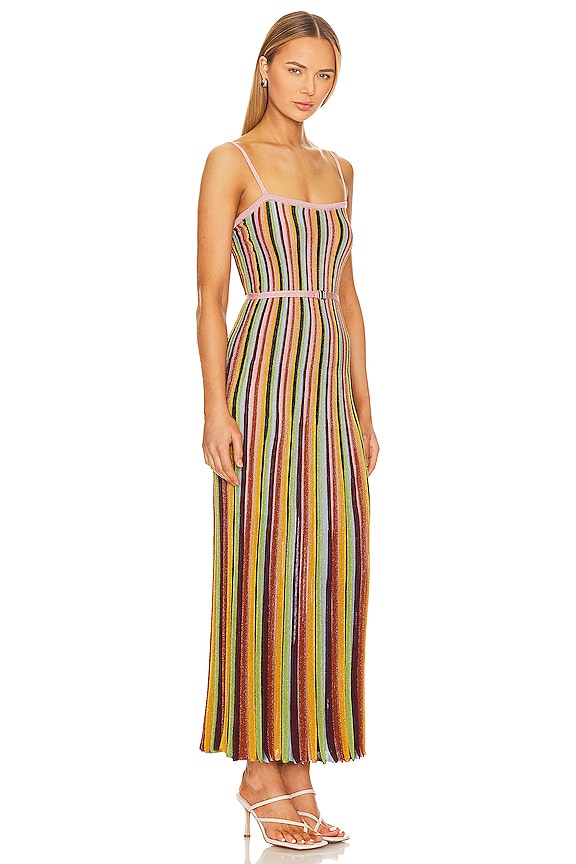 view 2 of 4 ROBE MI-LONGUE ALIGHT in Lurex Multi