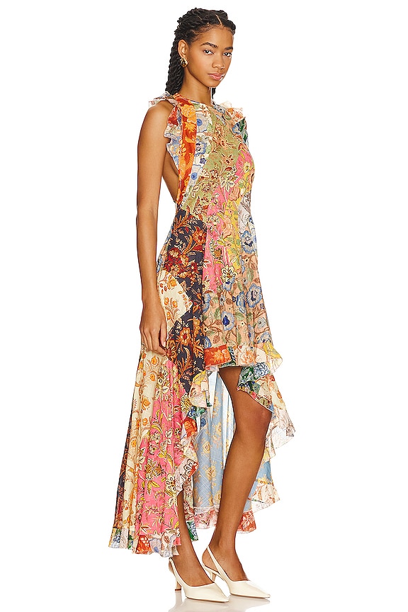 view 2 of 4 ROBE MI-LONGUE JUNIE in Spliced