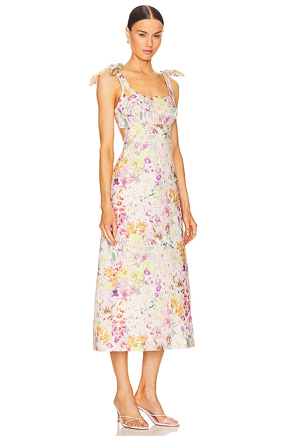 view 2 of 3 HARMONY ミディ丈ドレス in Kaleidoscope Garden