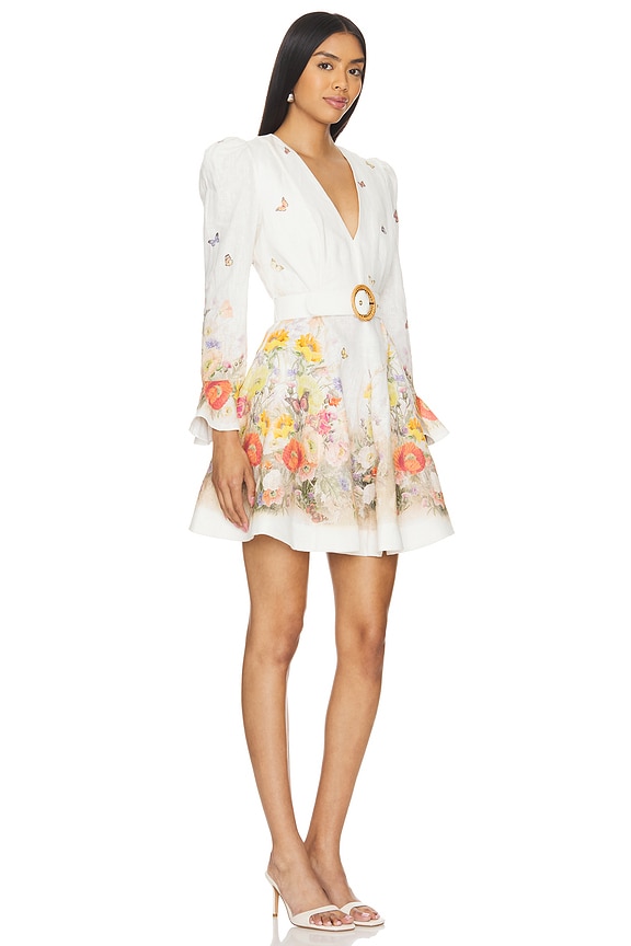 view 2 of 3 Tranquility Mini Dress in Red Butterflies