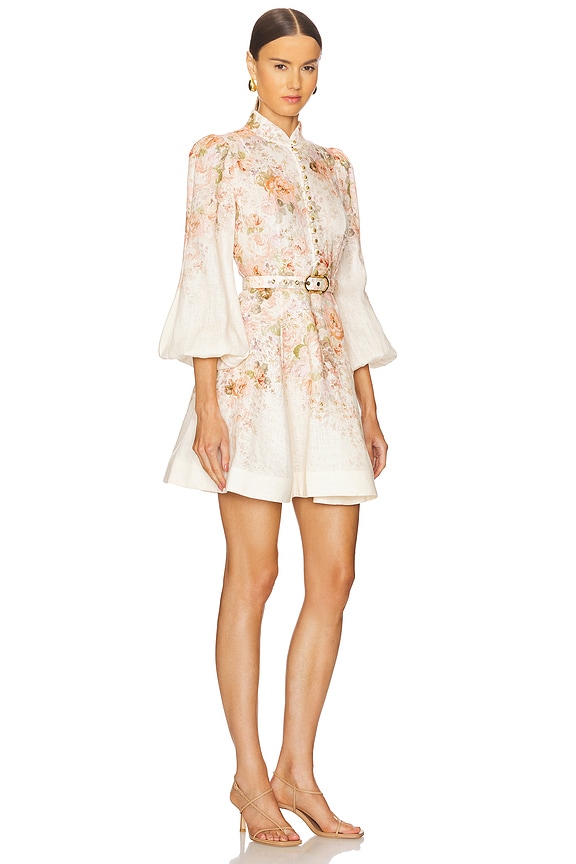 view 2 of 3 VESTIDO BUTTONED in Cream Rococo Floral