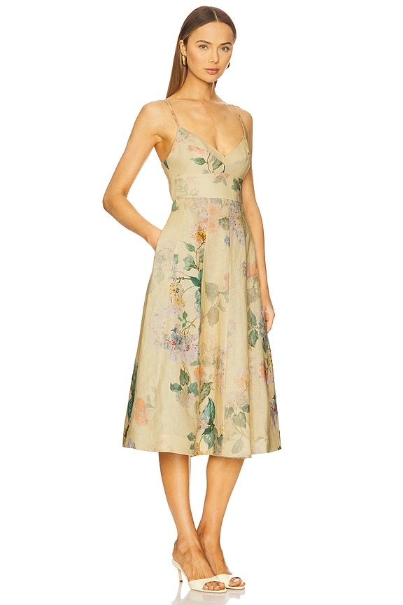 view 2 of 3 Illuminate Picnic Dress in Lemon Hydrangea