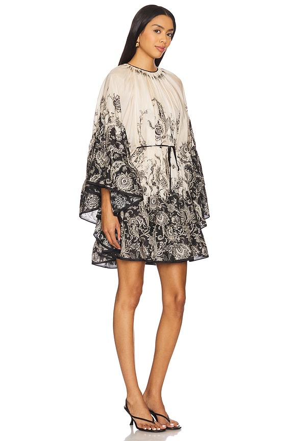 view 2 of 3 ROBE RHIANNON LANTERN in Cream & Black Floral