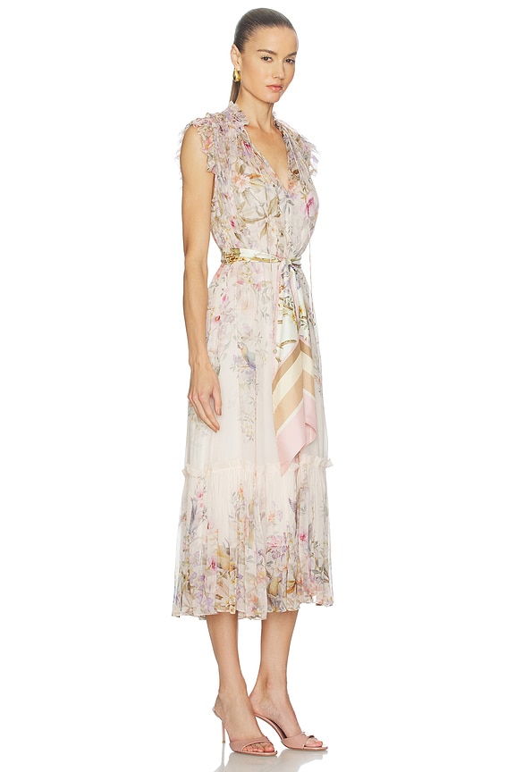 view 2 of 3 Rebellion Flutter Dress in Cream Aviary