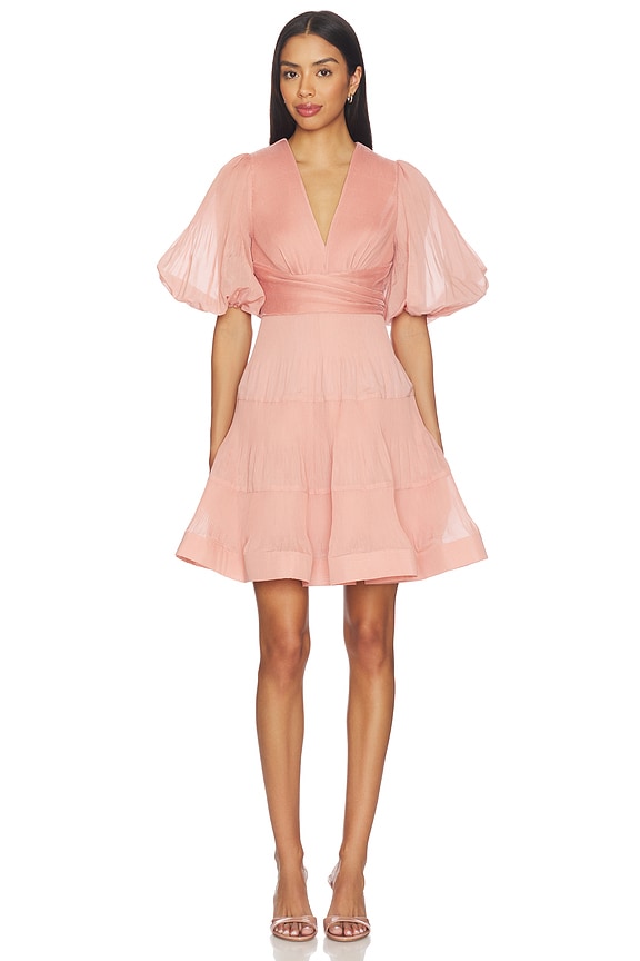 view 1 of 3 PLISADO EN CAPAS PLEATED MINI in Dusty Pink