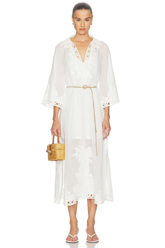 view 2 of 4 Indra Plunge Maxi Dress in Ivory