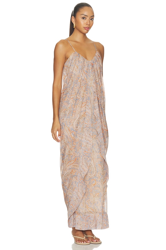 view 2 of 3 ROBE VALIANT FLOATING SLIP in Chambray Paisley
