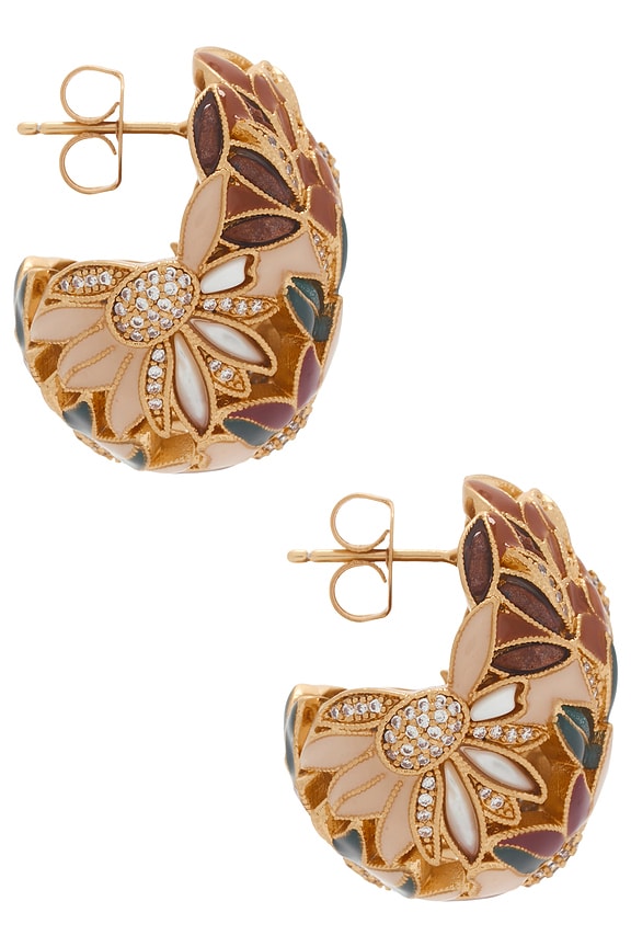 view 2 of 3 Botanica Stud Earrings in Multi