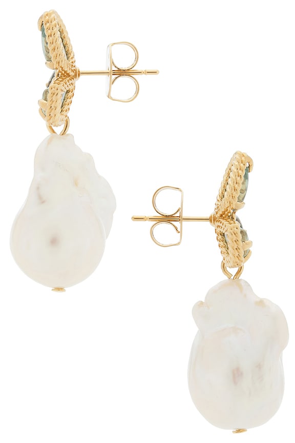 view 2 of 2 Bloom Earrings in Aquamarine