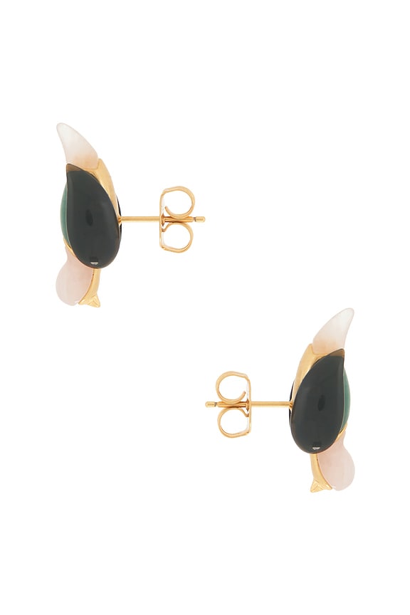 view 2 of 2 Plume Stud Earrings in Multi