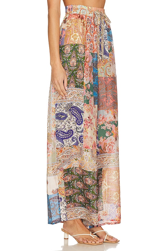 view 2 of 4 Devi Relaxed Pant in Patch Paisley