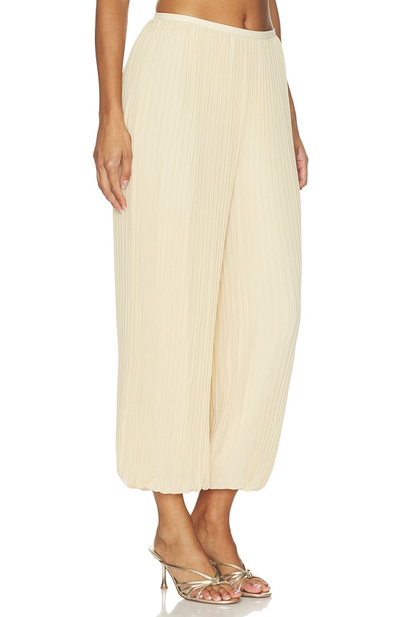 view 2 of 6 Pleated Harem Pant in Cream