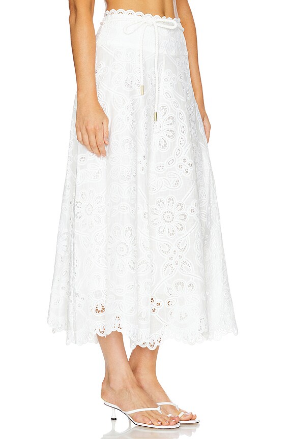 view 2 of 4 FALDA ACAMPANADA OTTIE in Ivory