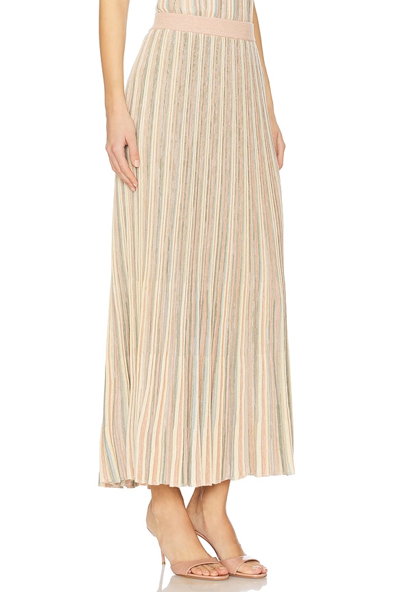 view 2 of 6 FALDA MAXI ILLUMINATE MOULINE in Multi Stripe