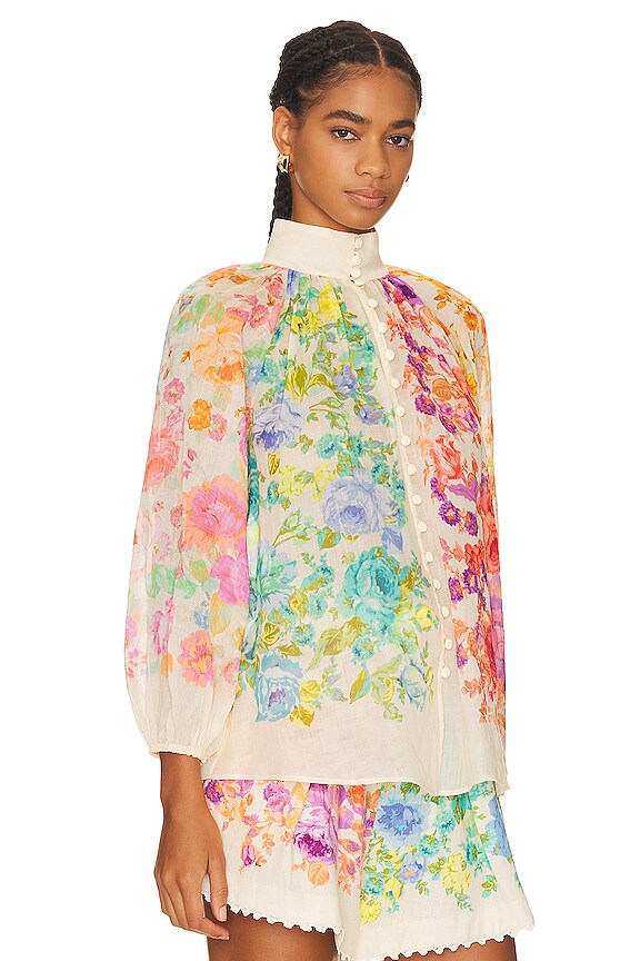 view 2 of 4 Raie Billow Blouse in Multi Floral