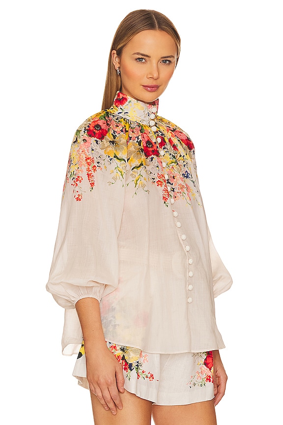 view 2 of 4 Alight Billow Blouse in Ivory Floral