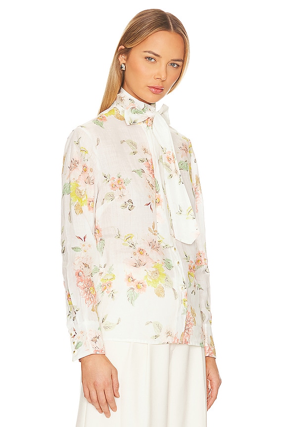 view 2 of 4 Blouse in Coral Floral