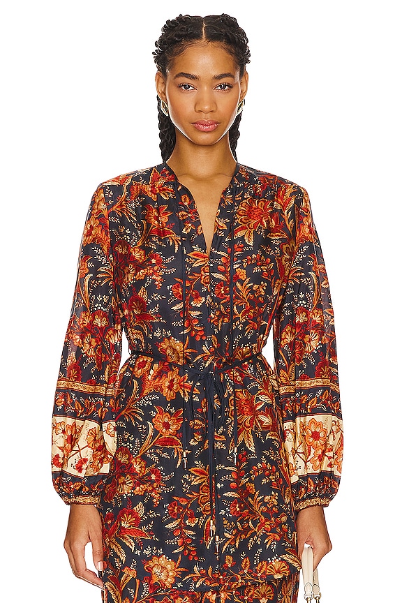 view 2 of 5 JUNIE チュニックトップ in Dark Navy Floral