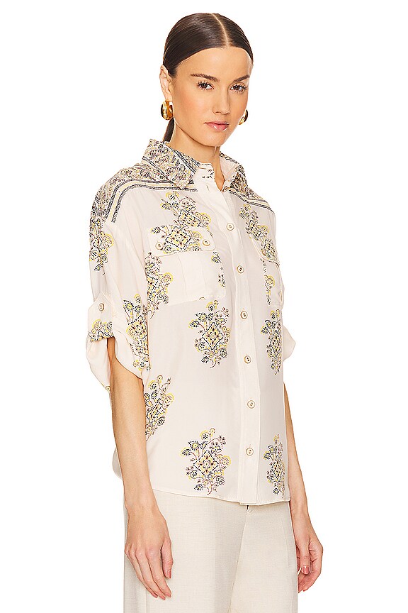 view 2 of 4 CHEMISE SAFARI in Utility Dot Lemon