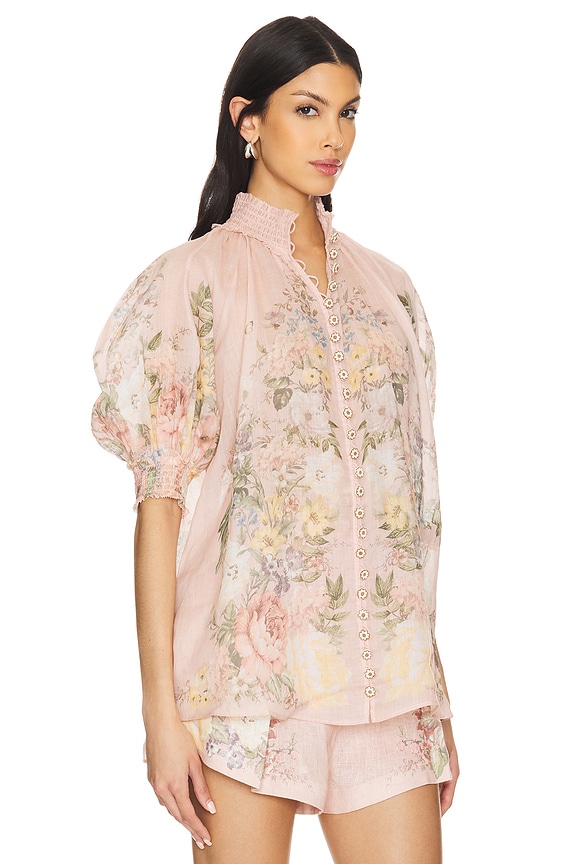 view 2 of 4 Waverly Blouse in Pink Floral