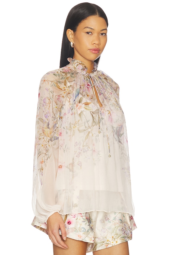 view 2 of 4 Rebellion Billow Blouse in Cream Aviary