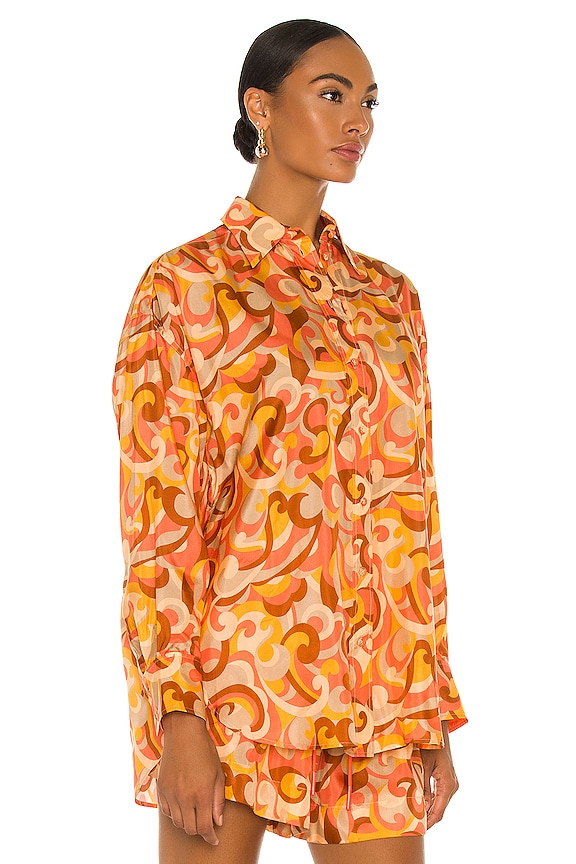 view 2 of 4 Mae Relaxed Shirt in Swirl