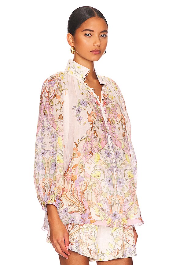 view 2 of 4 BILLOW トップ in Floral Swirl