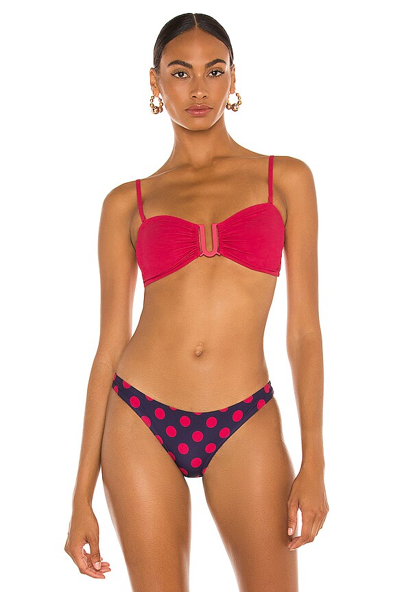 view 2 of 5 Separates Sculpt U Wire Bra Bikini Top in Raspberry