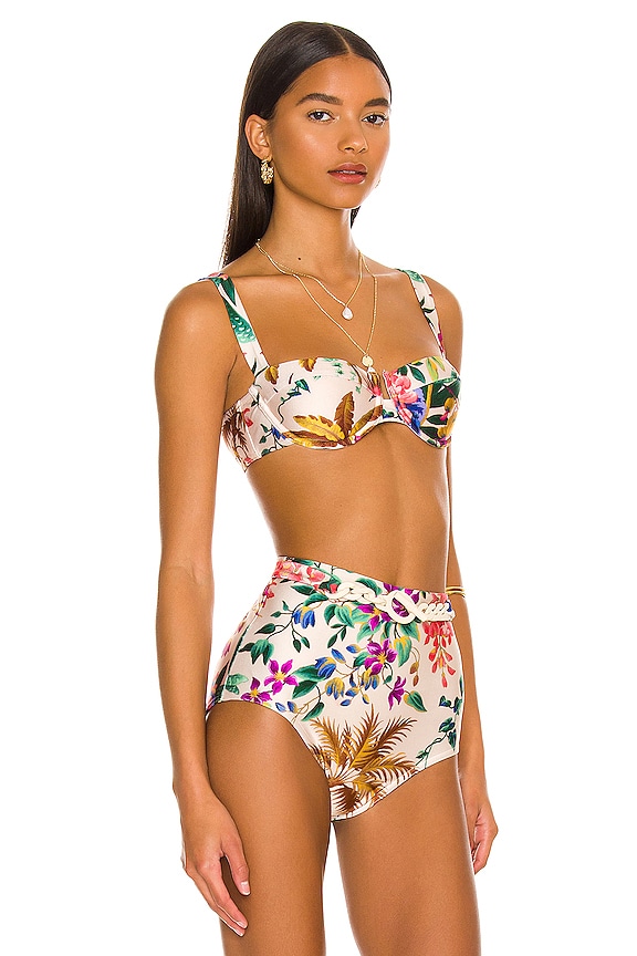 view 2 of 4 HAUT DE MAILLOT DE BAIN TROPICANA in Cream Floral