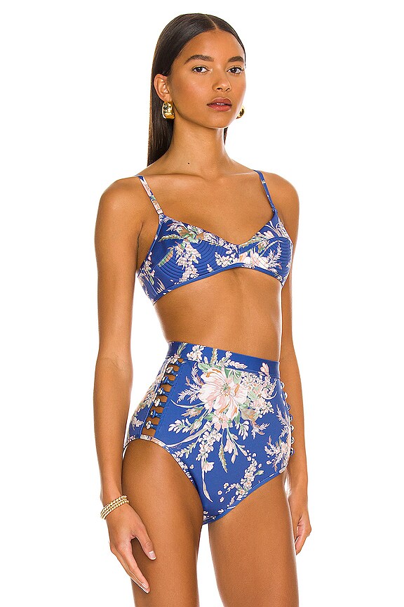 view 2 of 4 HAUT DE MAILLOT DE BAIN MOONSHINE in Blue Watercolor Floral