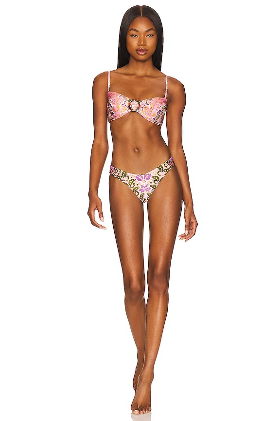 view 2 of 4 Bamboo Ring Bikini in Lilac Floral