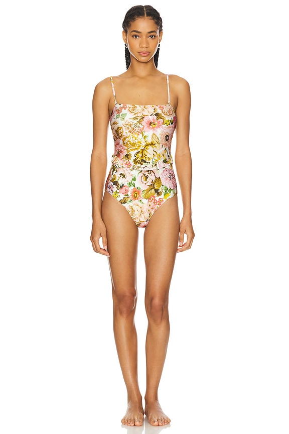 view 2 of 4 Golden Chain Belt One Piece in Pink Rose