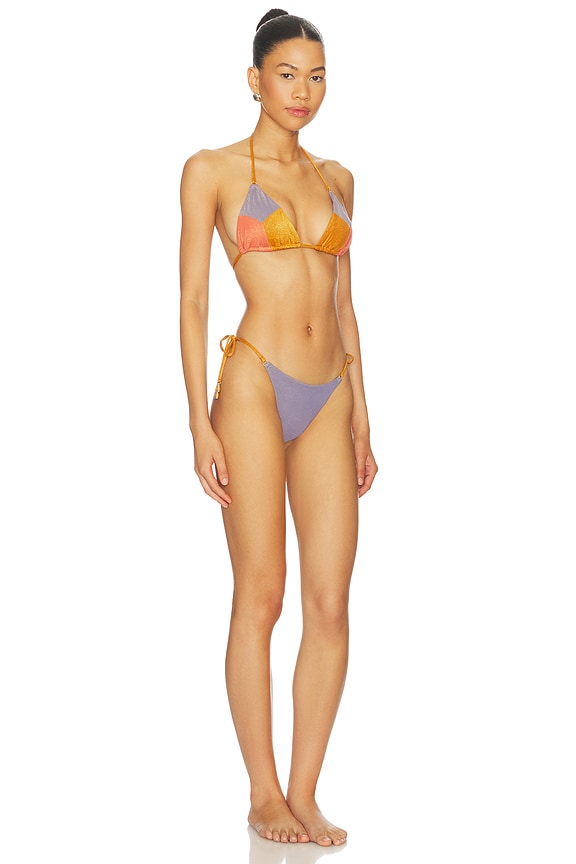 view 2 of 4 Indra Metallic Spliced Bikini in Spliced