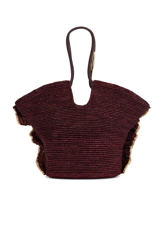 view 2 of 4 Goldentime Medium Ruffle Tote in Chocolate