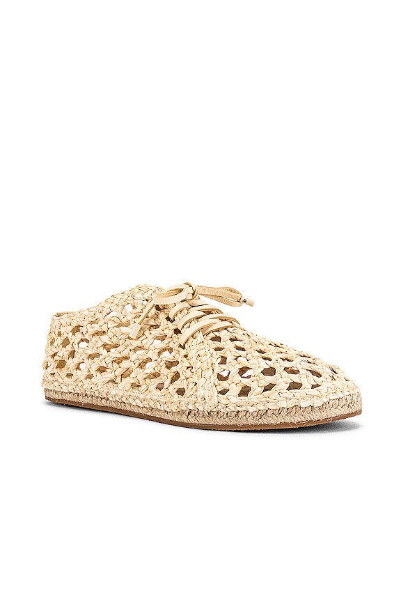 view 2 of 5 Woven Flat Espadrille in Natural